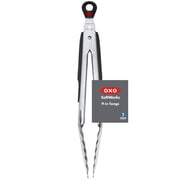 OXO SoftWorks Stainless Steel 9-inch Food Tongs with Locking Handle