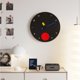 thumbnail image 5 of Reloj de pared silencioso sin perforaciones de 40 cm, reloj de decoración de pared adecuado for la entrada del dormitorio de la sala de estar, 5 of 7