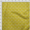 thumbnail image 3 of oneOone Velvet Yellow Fabric Christmas Dress Material Fabric Print Fabric By The Yard 58 Inch Wide, 3 of 5