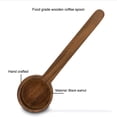 thumbnail image 3 of PEACNNG Long Handle Coffee Scoop, Wooden Coffee Spoon in Black Walnut, Measuring for Ground Beans or tea, 1 tablespoon, home kitchen accessories, 3 of 5