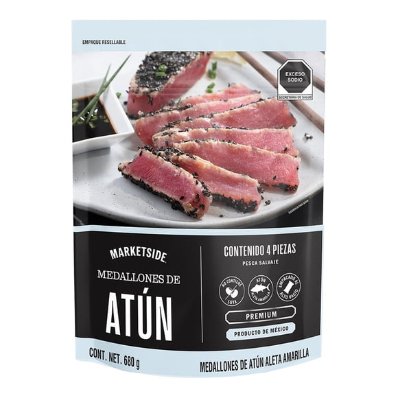 Medallones de Atún Marketside Premium Aleta Amarilla Congelado 680 g