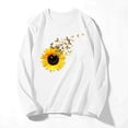 thumbnail image 2 of Cilsoka Oversized Long Sleeve Shirts for Women Gym Womens Tops Dressy Casual Xxl Womens Tunic Tops 3/4 Sleeve for Leggings Plus Size Blouses for Women Dressy Casual My Orders past Orders, 2 of 3