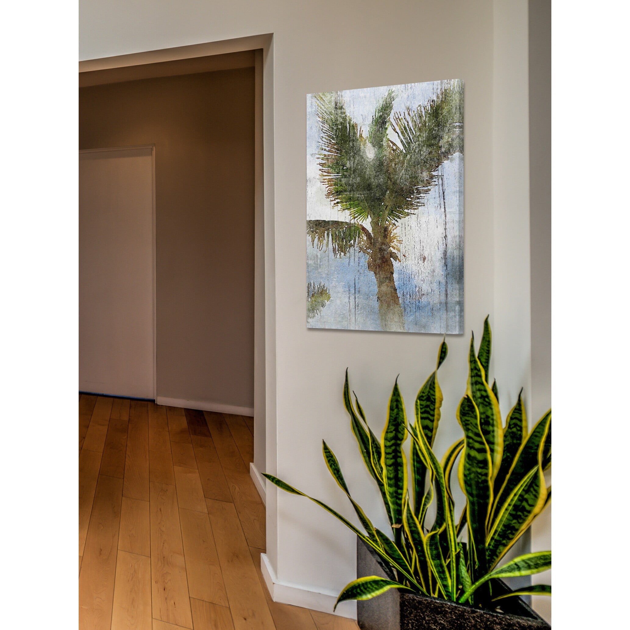 "Tropical Windy Day 22" by Irena Orlov Painting Print on Wrapped Canvas