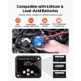 thumbnail image 2 of KFFKFF Dual Battery Isolator Kit, 12V 140 Amp, Manual and Automatic Voltage Relay with LCD Voltmeter, Smart Battery Isolator for Lead-Acid Batteries, Suitable for UTV and ATV Applications, 2 of 9