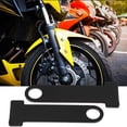 thumbnail image 5 of Qiilu Cerradura de anillo de acero Correa para casco Cerradura de anillo en D Cerradura de anillo de acero de motocicleta de acero inoxidable Universal para Honda Negro, 5 of 5
