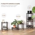 thumbnail image 6 of End Table with Charging Station, Side Table with USB Ports and Outlets, Nightstand, 2-Tier Storage Shelf, Sofa Table for Small Space,Black, 6 of 17