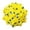 D Yellow, variant on Dog Chew Toy Ball, Durable Solid Blue Rubber Bumpy Design, 1 Pack Interactive Pet Toy for Medium Large Breeds, Bite Resistant for Teething Cleaning Boredom Relief Indoor Outdoor Play