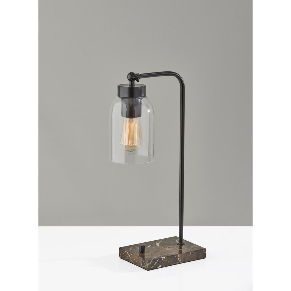 Adesso Bristol Desk Lamp Black Black N/A