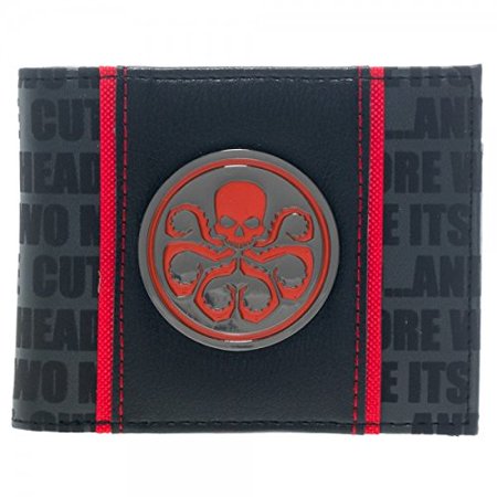 - Wallet - Marvel - Hydra Metal Badge Bi-Fold New Licensed Gifts mw27z0mac
