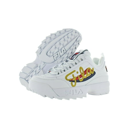 Fila Women's Disruptor Ii Signature White Navy Red Sneaker 9M Fila Women's Disruptor Ii Signature White Navy Red Sneaker 9M