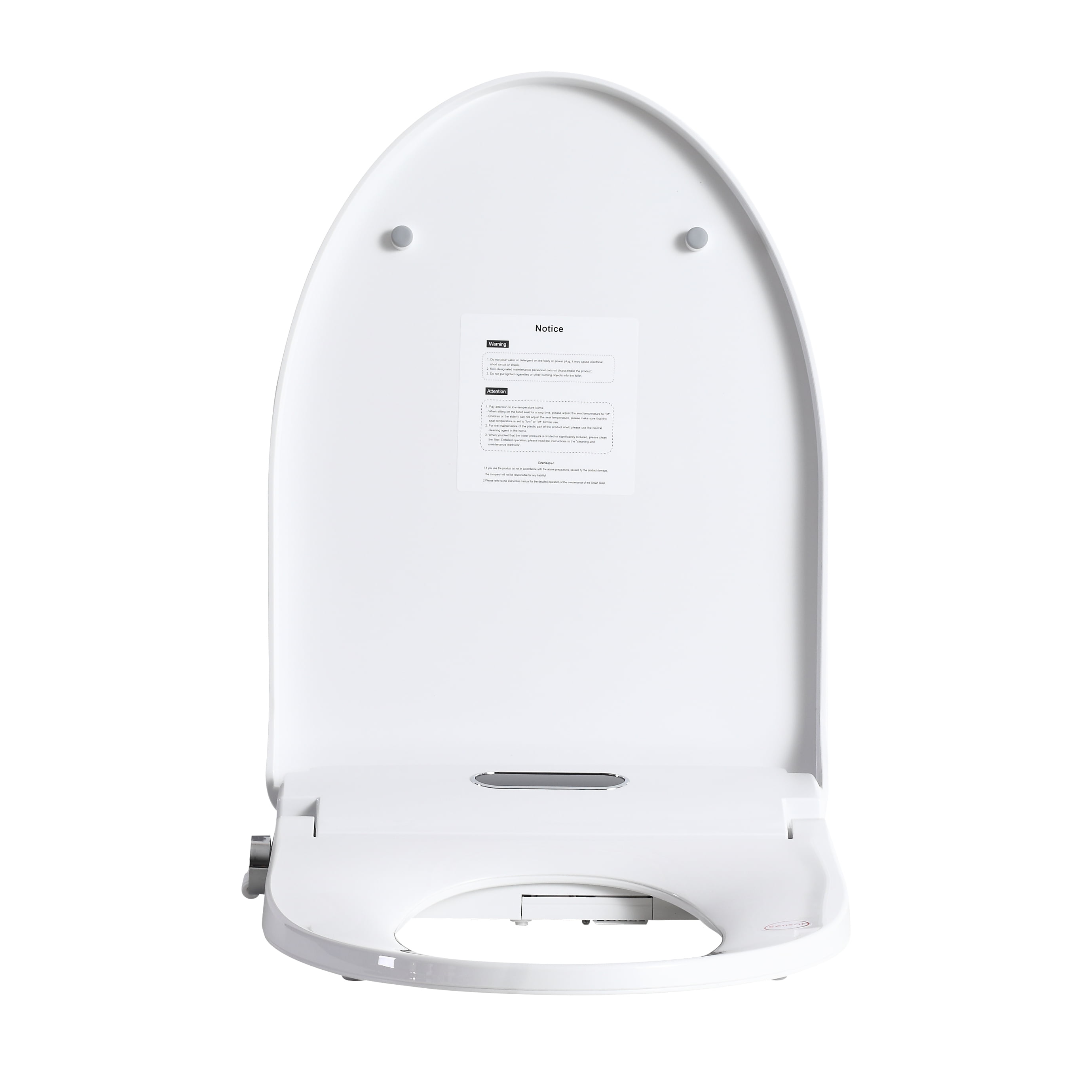 Smart Bidet Toilet Seat with Side Knob | Adjustable heat, auto open/close, night light, easy installation