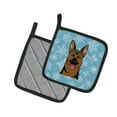 thumbnail image 2 of Snowflake German Shepherd Pair of Pot Holders, 2 of 3