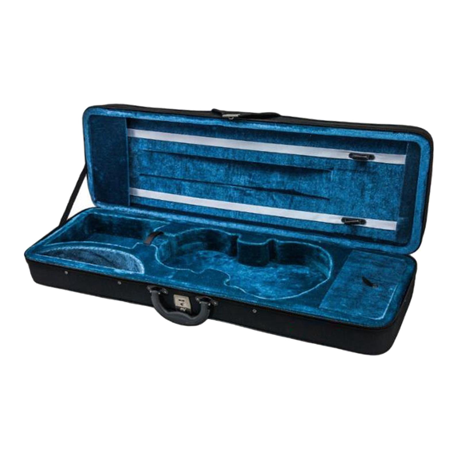 LeeQinersw Hard Violin Storage Box, Oblong Violin Carry Bag with Handle, Lightweight Violin 1 to 8