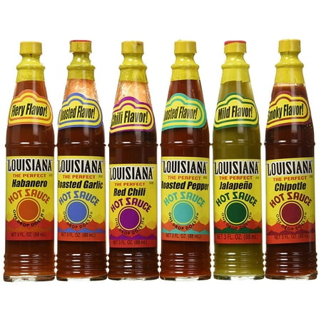 Hot Sauce Gift Pack (3oz Per Bottle) Louisiana