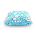 thumbnail image 4 of Mittens Mugs Mountains Snowflakes 16x16 Inch Plush Velvet Pillowcase Double Sided Print, Hidden Zipper, 4 of 7
