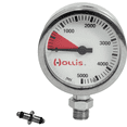 thumbnail image 2 of Hollis Pressure Gauge Brass Module w/o Boot, 2 of 3