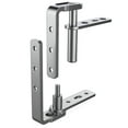 thumbnail image 3 of 4pack Cafe Door Hinges,304 Stainless Steel Swinging Door Hardware Saloon Door Hinges,Self Closing,for Swinging Door-S, 3 of 3
