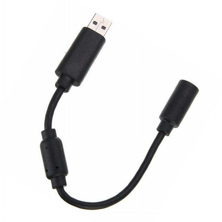 USB Breakaway Cable Cord Adapter for Xbox 360 Wired Gamepad