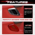 thumbnail image 3 of x xotic tech Interior Door Handle Cover Trim Compatible with Dodge Challenger 2015-up Accessories Decoration 2Pcs/Set (Glossy Red), 3 of 9