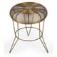 thumbnail image 1 of Mesa decorativa Butler Specialty Allen Gold Iron de 18 cm de altura, 1 of 8