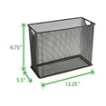 thumbnail image 4 of Pro Space File Holder Organizer Wire Mesh Storage Box/Basket for Letters, Legal Documents, Filing Documents, Folders, Office Organizer (Black), 4 of 5
