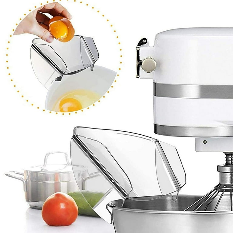 Pouring Shield Splash Stand Mixer Pouring Guard Anti Acrylic Kitchen  Bowl-lift Mixing Attachment 