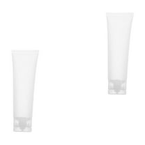 Masteelf 2-Pack Refillable Travel Bottles for Toiletries, Leak-Proof Empty Cosmetic Tubes, Plastic Travel Size Containers, 100ML Small Bottles