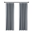 thumbnail image 2 of Winmate Insulated Cotton Tab Top Curtain Panel - Pair each 40" x 95" in Dolphin Grey, 2 of 5