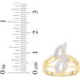 Floreo 10k Two-Tone Yellow Gold and White Gold 15mm Personalized A-Z ...