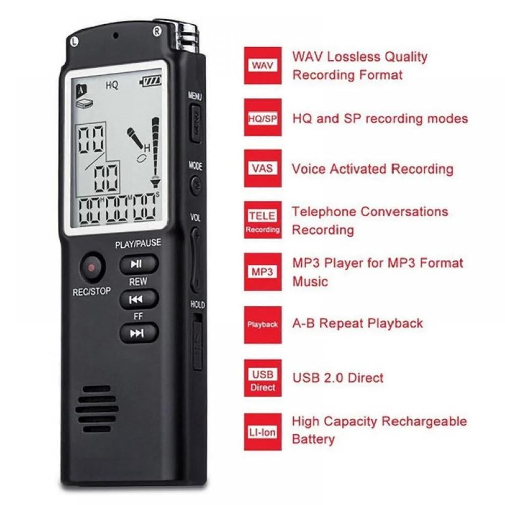NEW Ghost Hunting EVP Recorder 8GB Paranormal Equipment Digital Voice Spirit Recording Recorder Voice Digital A1R9 Box Mini USB
