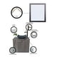 thumbnail image 5 of Gabinete Para Baño Izquierdo Con Espejo Decorativo VERNIER, 5 of 6