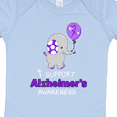 thumbnail image 4 of Inktastic I Support Alzheimer's Awareness Elephant with Balloon Boys or Girls Baby Bodysuit, 4 of 5