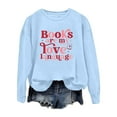 thumbnail image 3 of Women's Sweatshirts 2025 Books Are My Love Language Sweatshirt Long Sleeve Crewneck Pullover Tops Sweatshirt for Women, 3 of 6
