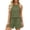 Army Green, variant on Women's Two Piece Sets Summer Halter Neck Sleeveless Tank Tops and Drawstring Elastic Waist Short Patns Set Matching Beach Vacation Shorts Outfits Clothes