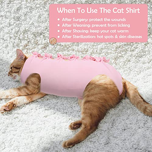 Cat Recovery Suit Cat Onesie after 