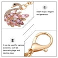 thumbnail image 3 of 1PC Lovely Swan Key Chain Rhinestone Car Bag Hanging Decorations Gift Pendant, 3 of 8