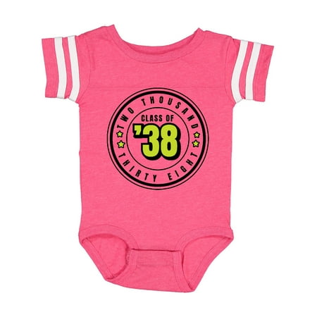 

Inktastic Class of 2038 in Black Circle with Stars Gift Baby Boy or Baby Girl Bodysuit