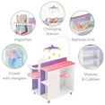 thumbnail image 5 of Olivia's Little World Two-Sided Wooden Baby Doll Changing Station, 5 of 15