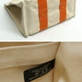 thumbnail image 4 of Pre-Owned Hermes Bora PM Tote Bag 100% Cotton White x Orange (Good), 4 of 11