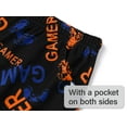 thumbnail image 6 of Beezizac Big Boys Pajamas Navy & Orange Power Up 2-Piece Soft Short Sleeve PJ Set Cozy Kid Sleepwear Size 14, 6 of 7