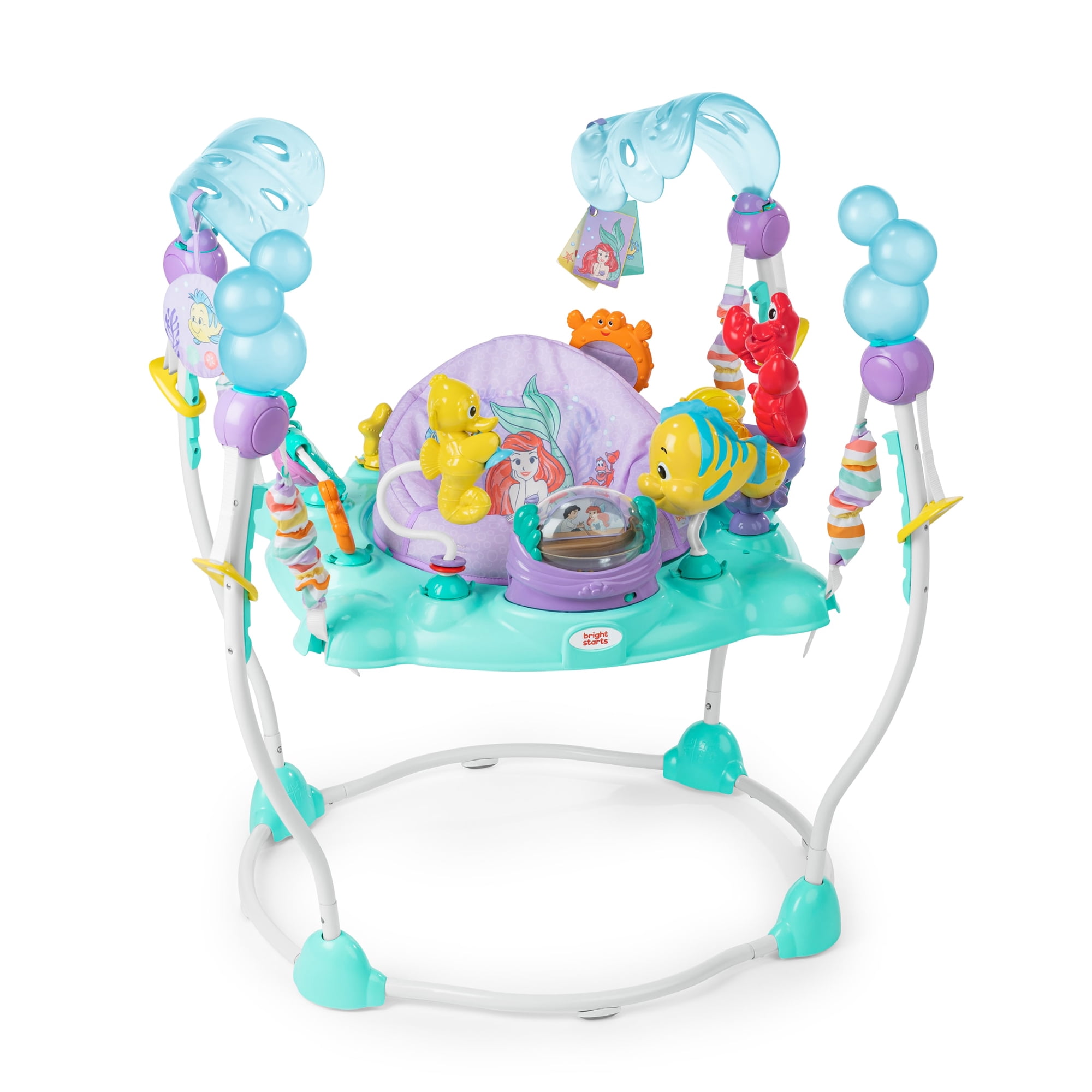 Bright Starts Disney Baby The Little Mermaid Activity Jumper, Ariel, Blue, Infant