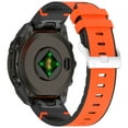 thumbnail image 2 of XiHAMA Compatible with Garmin Fenix7/Fenix6/Forerunner 965/Quatix8 51mm/Garmin instinct E 40mm/COROS VERTIX2 etc Quickfit Silicone Watch Band 20mm 22mm 26mm Width Soft Silicone Watch Strap, 2 of 10