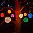 thumbnail image 6 of Wintergreen Lighting Starlight Sphere, Light Ball Sphere Light, Christmas Light Ball, Christmas Decoration (50 Lights, 6", Orange), 6 of 6