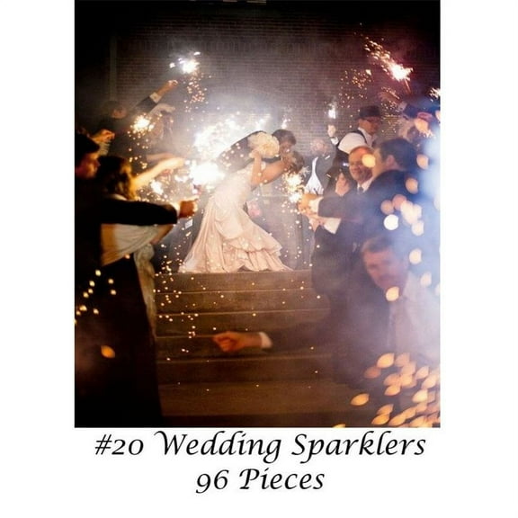 20" Wedding Sparklers 96 Count