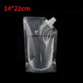 thumbnail image 1 of Bolsa transparente para bebidas, embalaje para bebidas, nevera transparente, zumo líquido fresco, leche, fiesta de boda, reutilizable, 1 of 4
