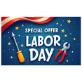 thumbnail image 2 of Decorative Design Labor Day Banner Festive Theme Holiday Celebration for Outdoor Event Party Sale Promotion, 2 of 7