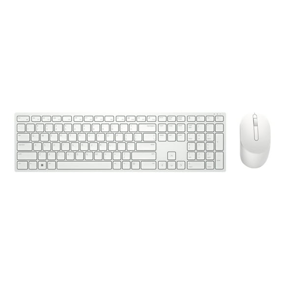 Dell Pro KM5221W - Keyboard and mouse set - wireless - 2.4 GHz - Canadian Multilingual - white