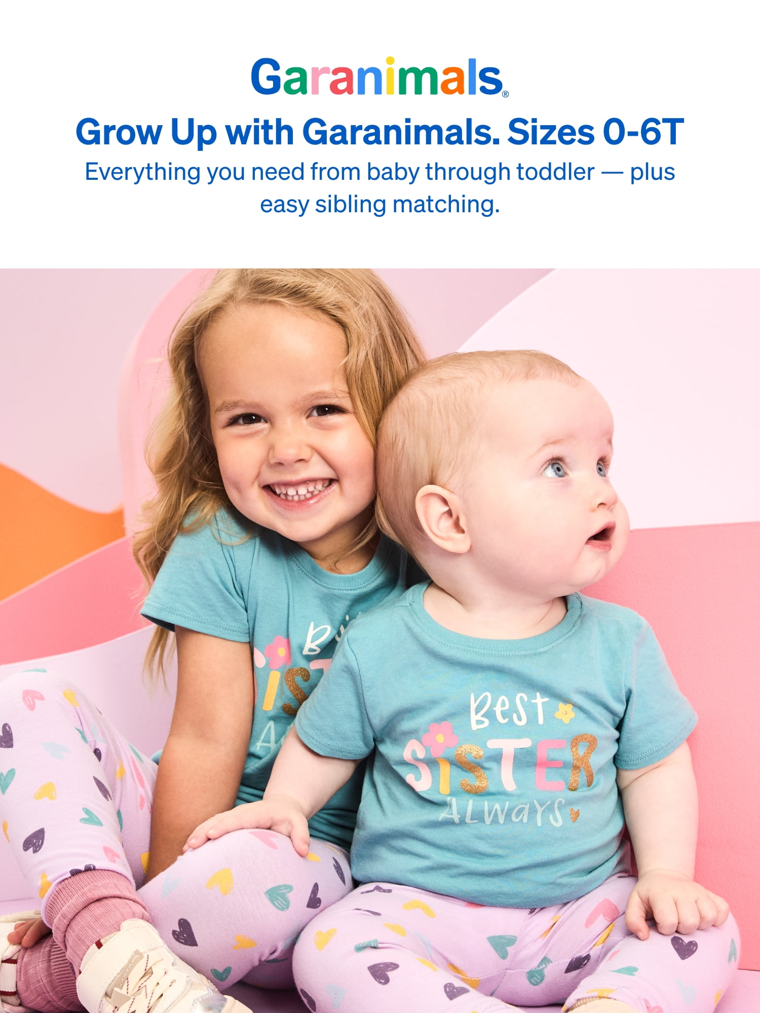 Garanimals Baby & Toddler Girl Shirts Single & 3-Pack Sizes Tee 0-6T