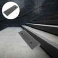 thumbnail image 1 of CRAFTHROU 1Pcs Plastic Ramp Black Vibration Protection for Motorcycle Slope and Driveway Home Users, 1 of 7