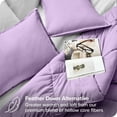thumbnail image 3 of Bare Home Down Alternative Comforter Set - 3-Pieces - All Seasons - King/Cal King, Lavender, 3 of 7